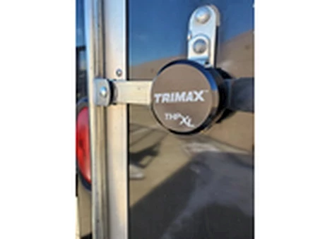 Trimax Locks TRIMAX   BLACK SOLID ALUMINUM HOCKEY PUCK INTERNAL SHACKLE UNIVERSAL FIT